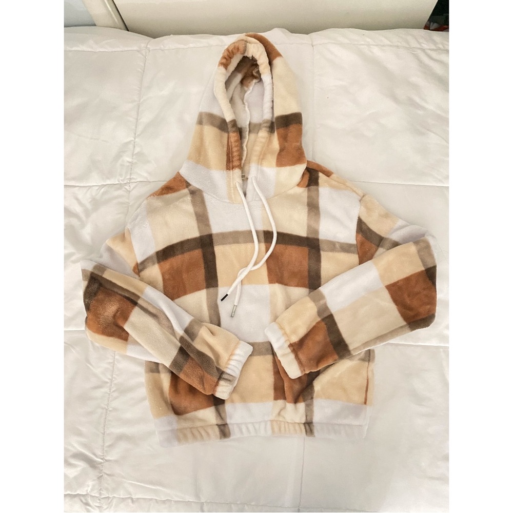 Cropped Fuzzy Sweater